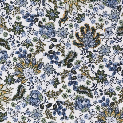 Camicia Twill di Cotone Floreali