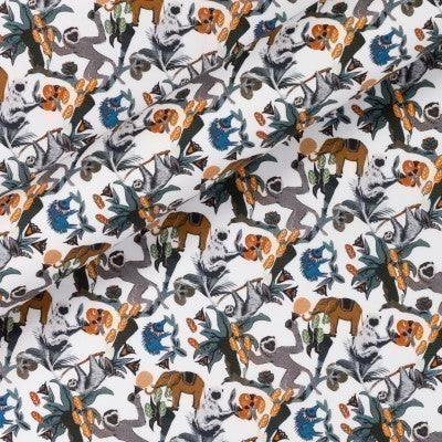 Camicia Twill di Cotone Floreali