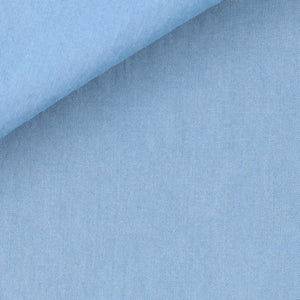 Camicia Tailor Made in Denim Azzurro 100% Cotone 120/2 Thomas Mason Prodotta a mano dalle nostre sarte 100% Made in Italy